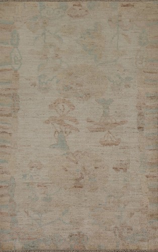 Muted geometric oushak turkish - muted,